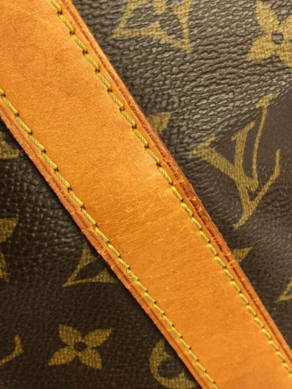 Louis Vuitton Monogram Keepall Boston Bag Brown Marron - Picture 4 of 10